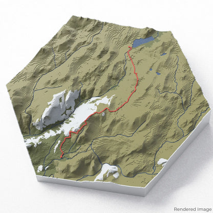 Clouds Rest Trail 3D Map