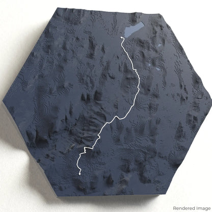 Clouds Rest Trail 3D Map