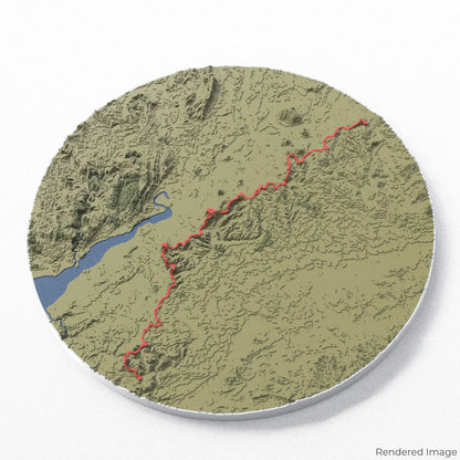 Cotswold Way 3D Map