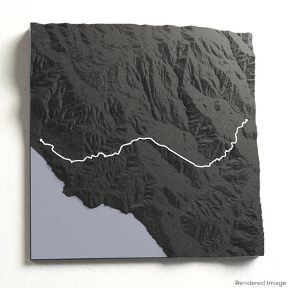 Dipsea Trail 3D Map