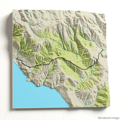 Dipsea Trail 3D Map