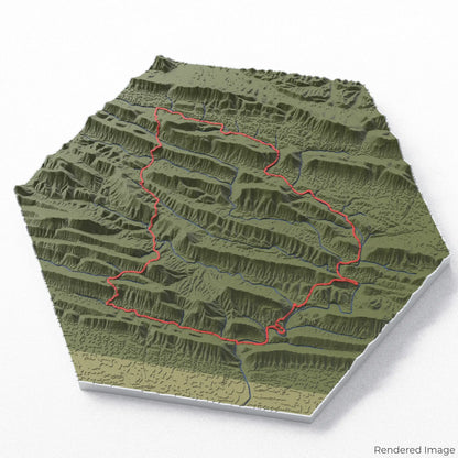 Eagle Rock Loop 3D-Karte