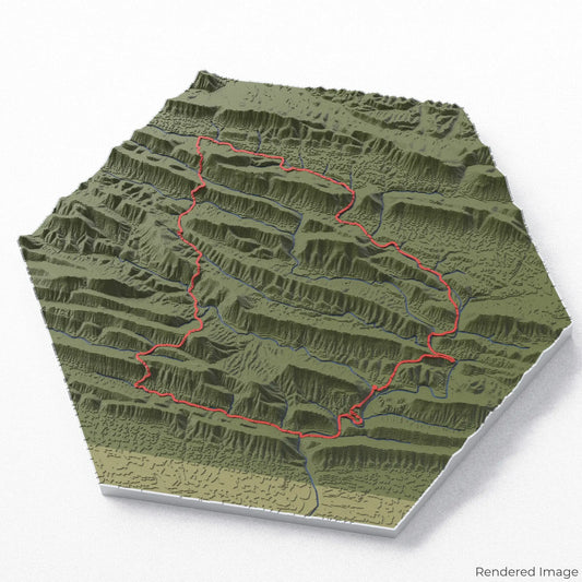 Eagle Rock Loop 3D-Karte
