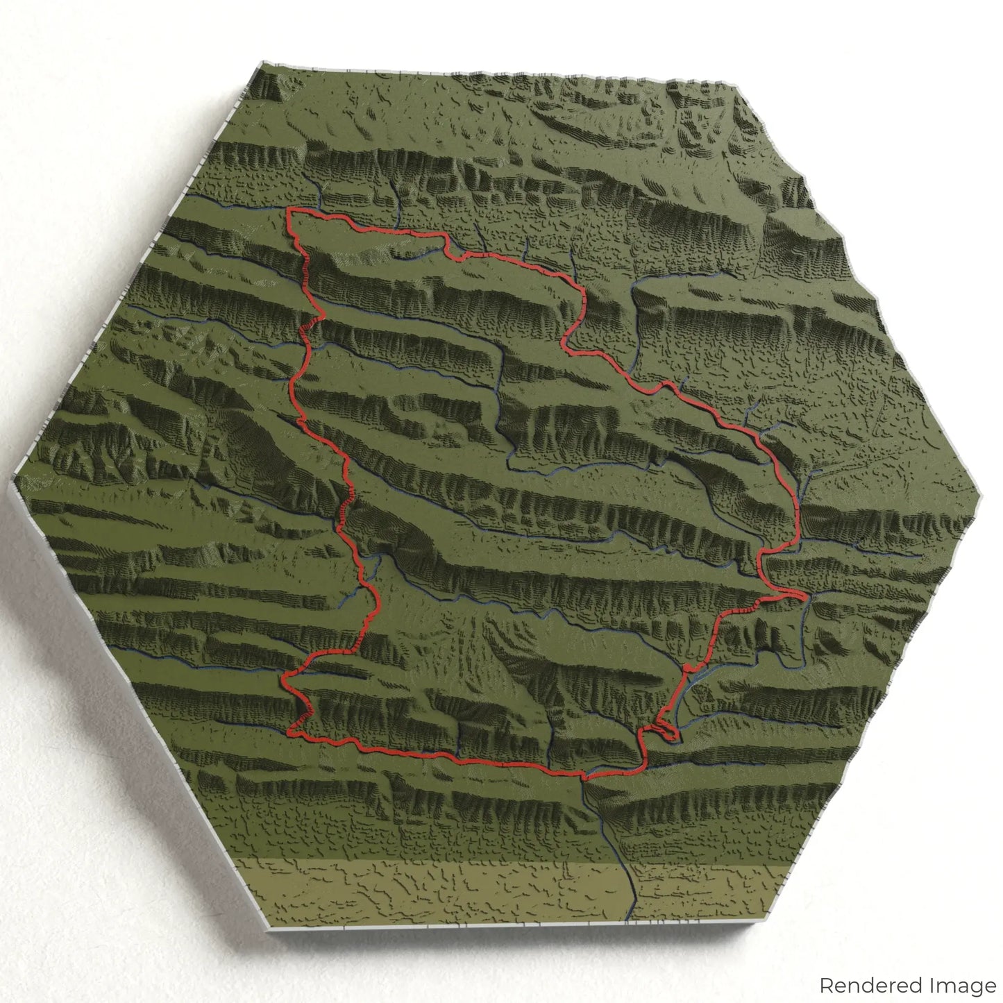 Eagle Rock Loop 3D-Karte