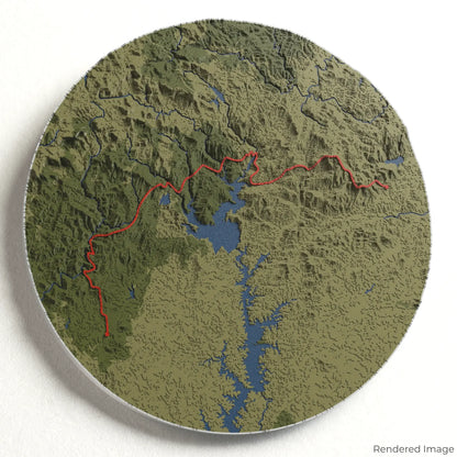 Foothills Trail 3D Map
