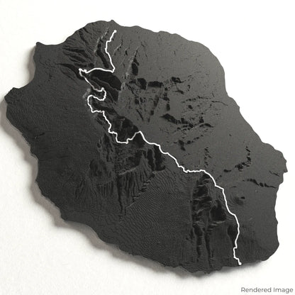 GR R2 - Ile de la Réunion 3D Map