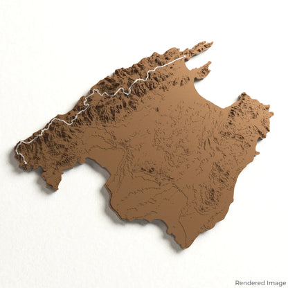 GR221 - Dry Stone Route 3D Map
