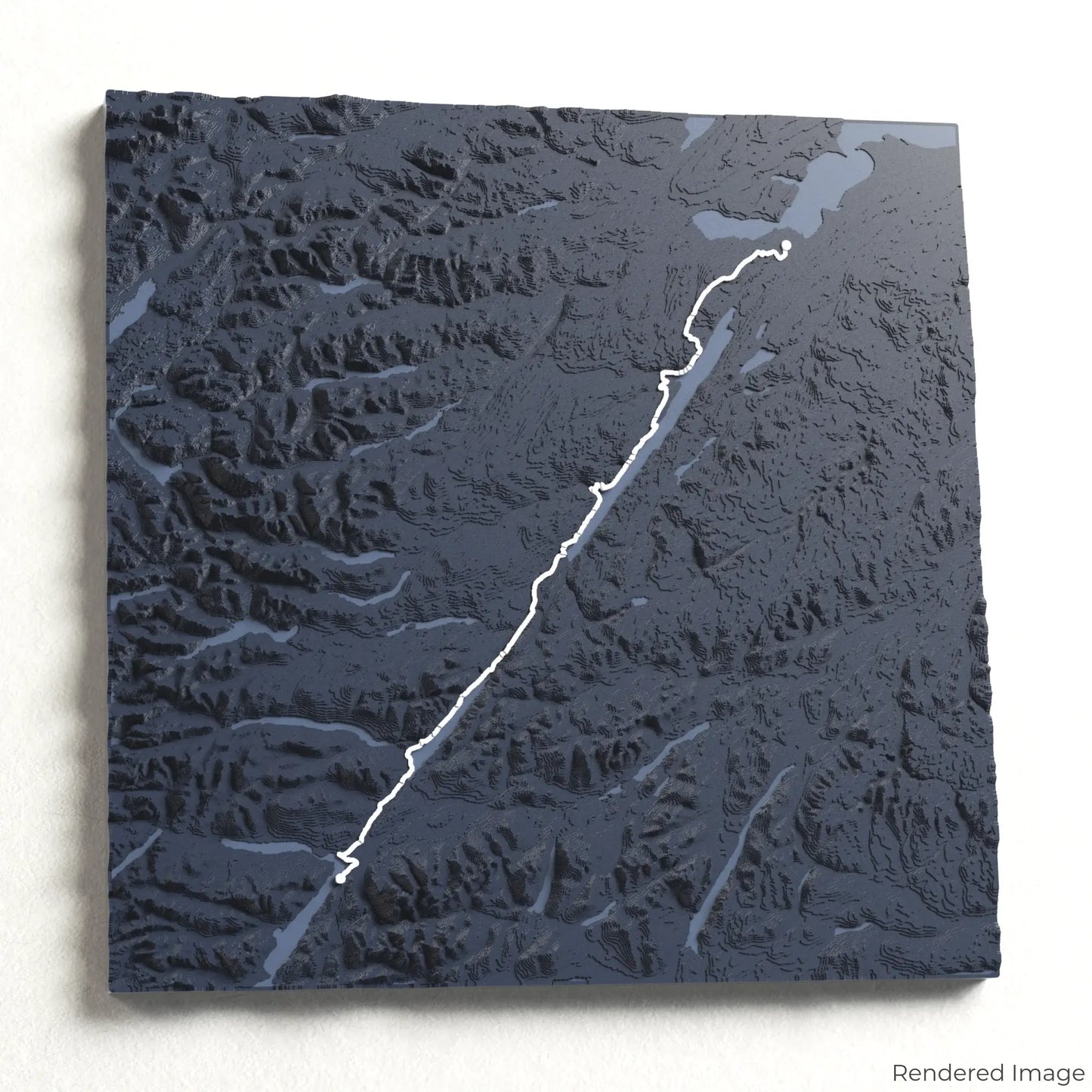 3D-Karte des Great Glen Way