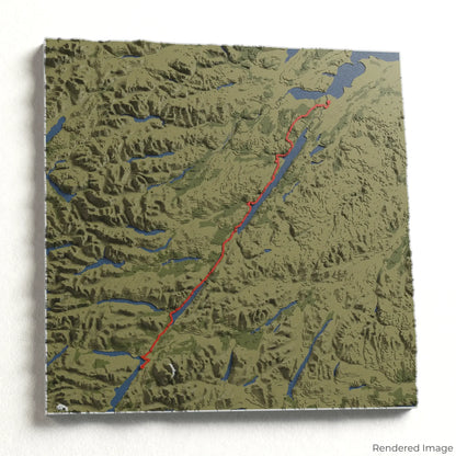 3D-Karte des Great Glen Way