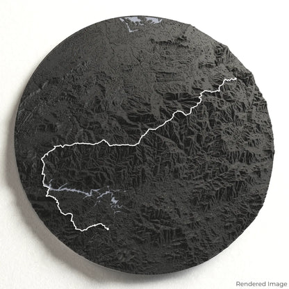 Appalachian Trail - Great Smoky Mountains 3D Map