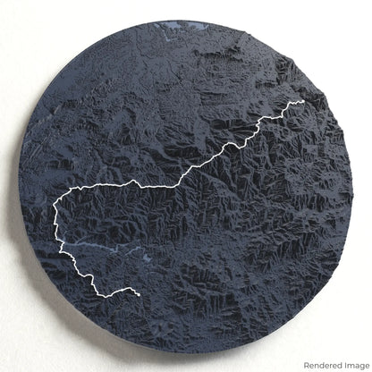 Appalachian Trail - Great Smoky Mountains 3D Map