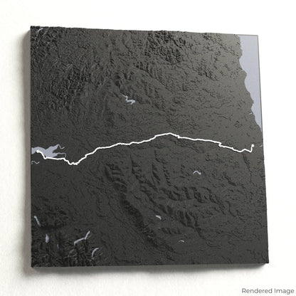 3D-Karte des Hadrians Wall Path