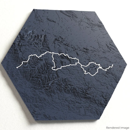 Harzer Hexen Stieg 3D Map