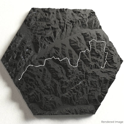Haute Route 3D Map