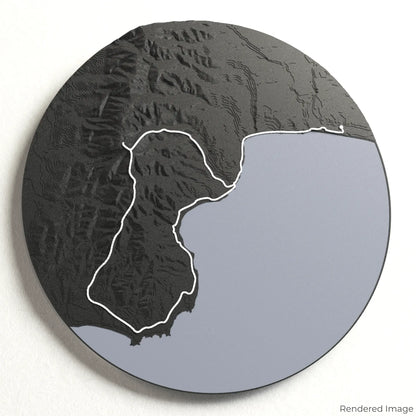 Hump Ridge Track 3D Map