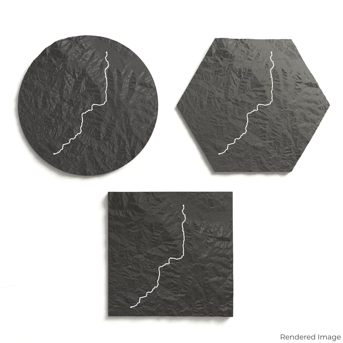 Kokoda Track 3D-Karte