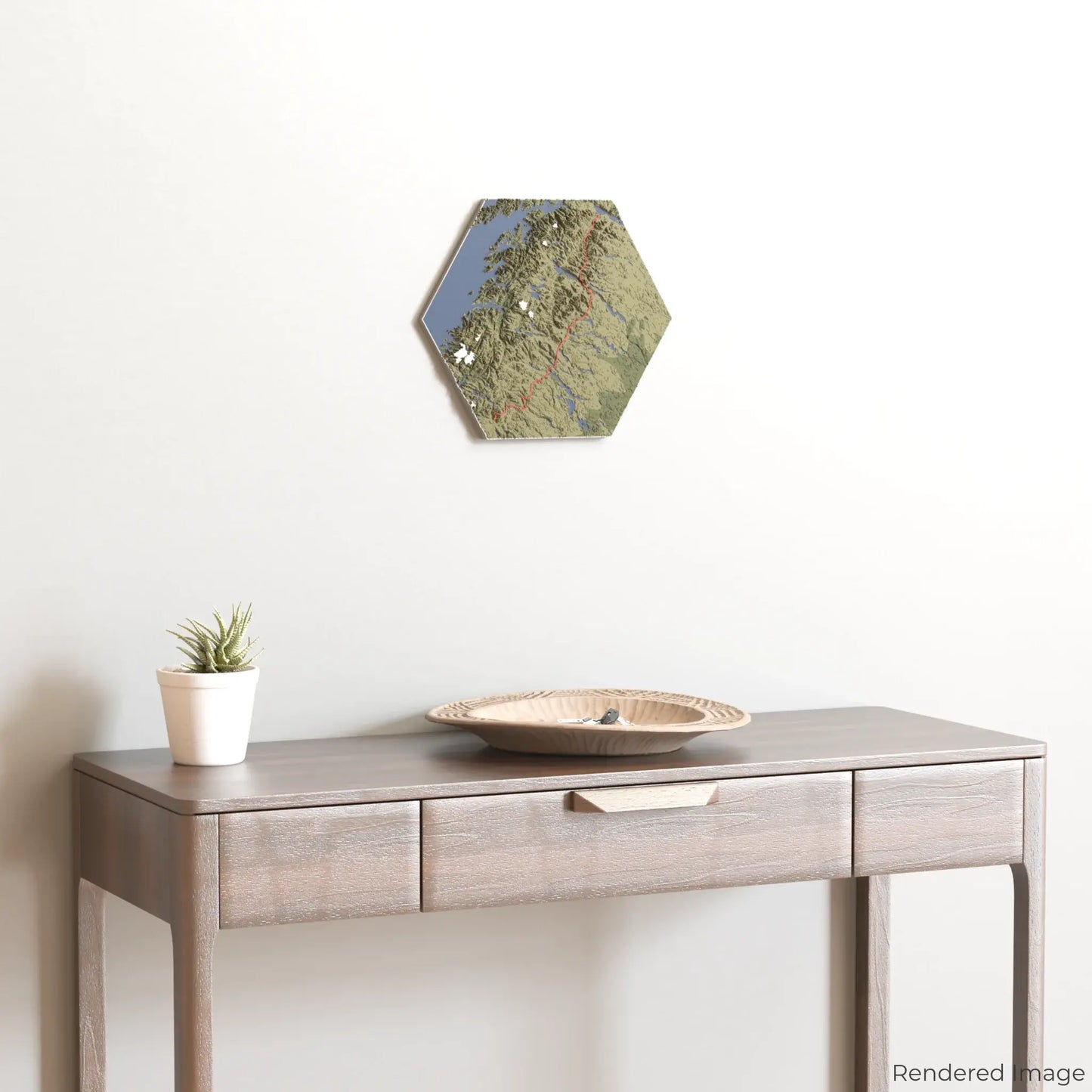 Kungsleden 3D-Karte