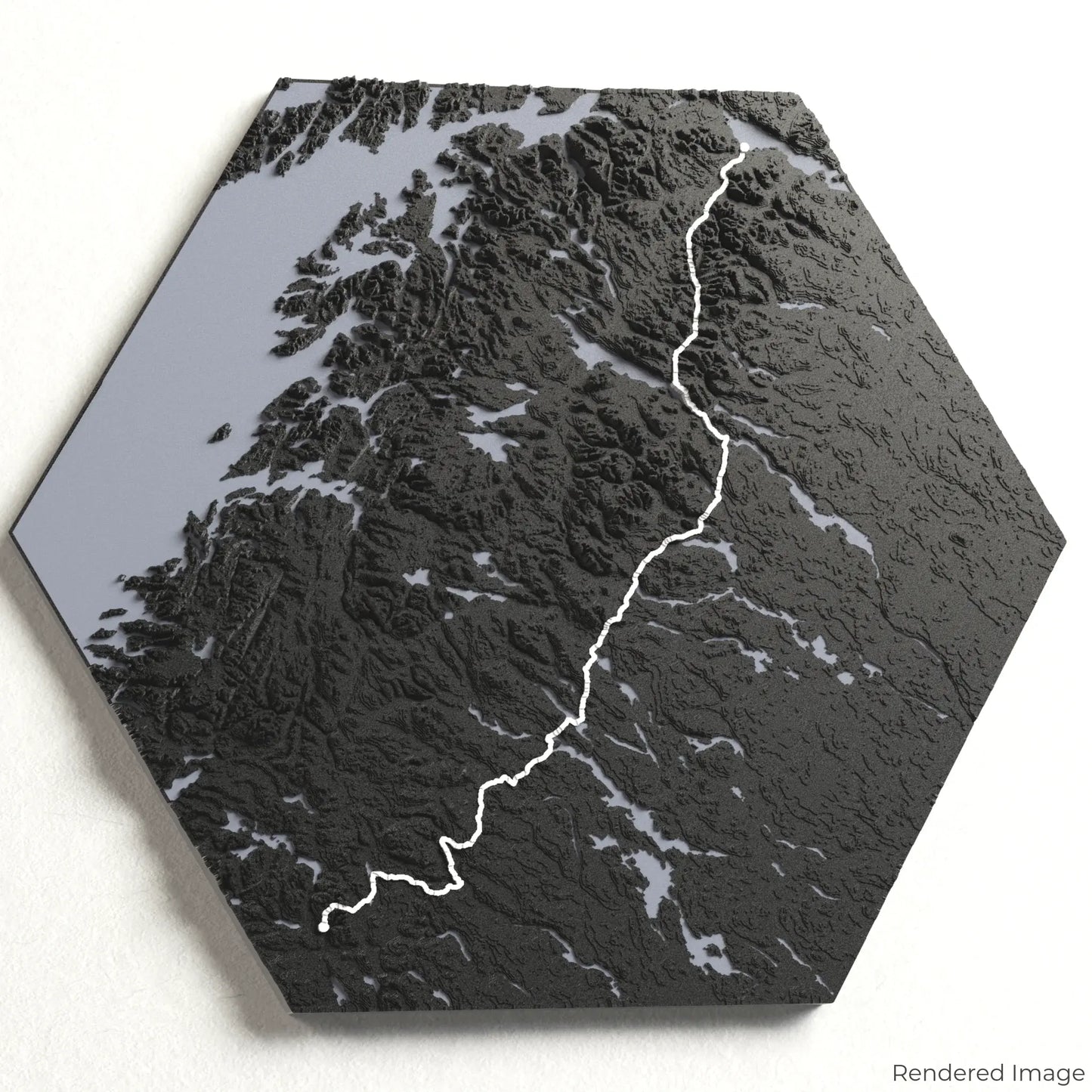 Kungsleden 3D-Karte
