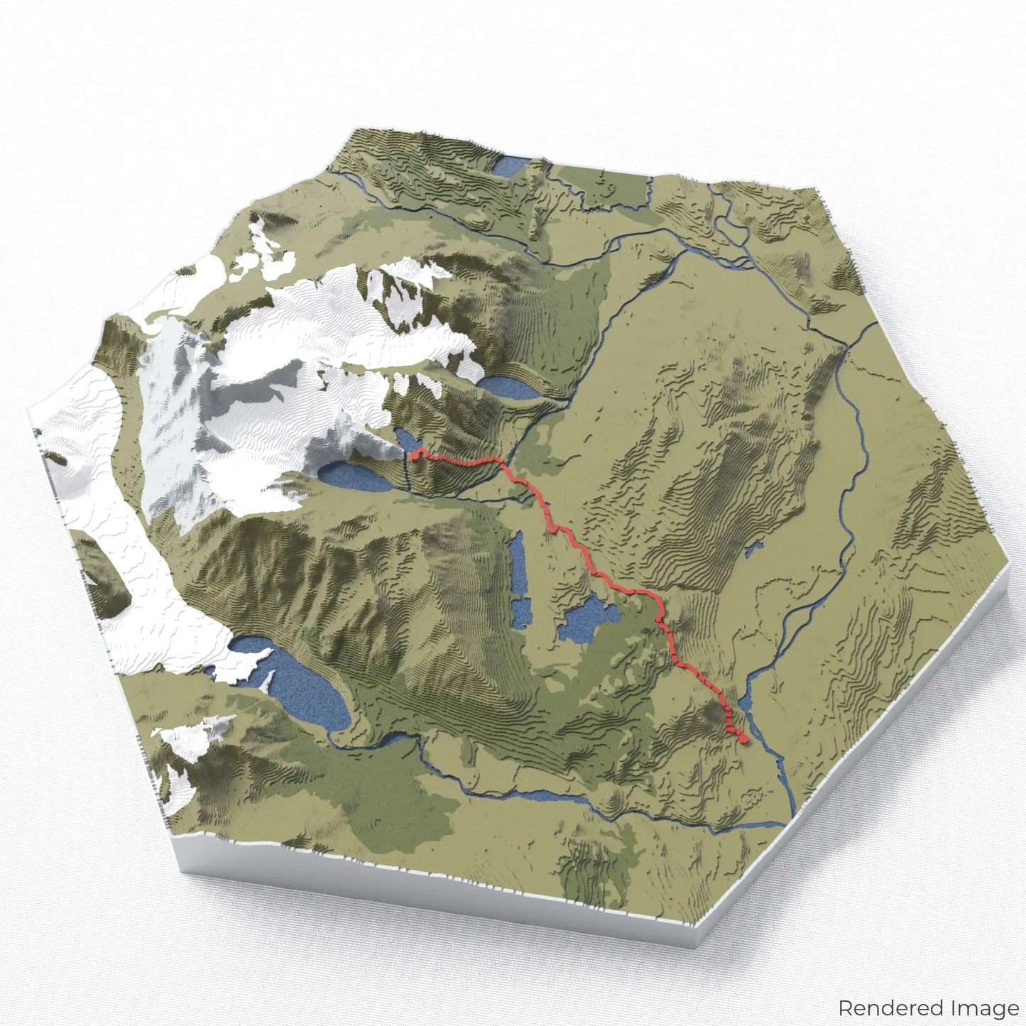 Laguna de los Tres 3D Map