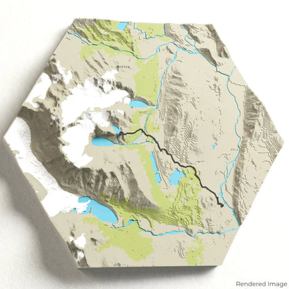 Laguna de los Tres 3D Map