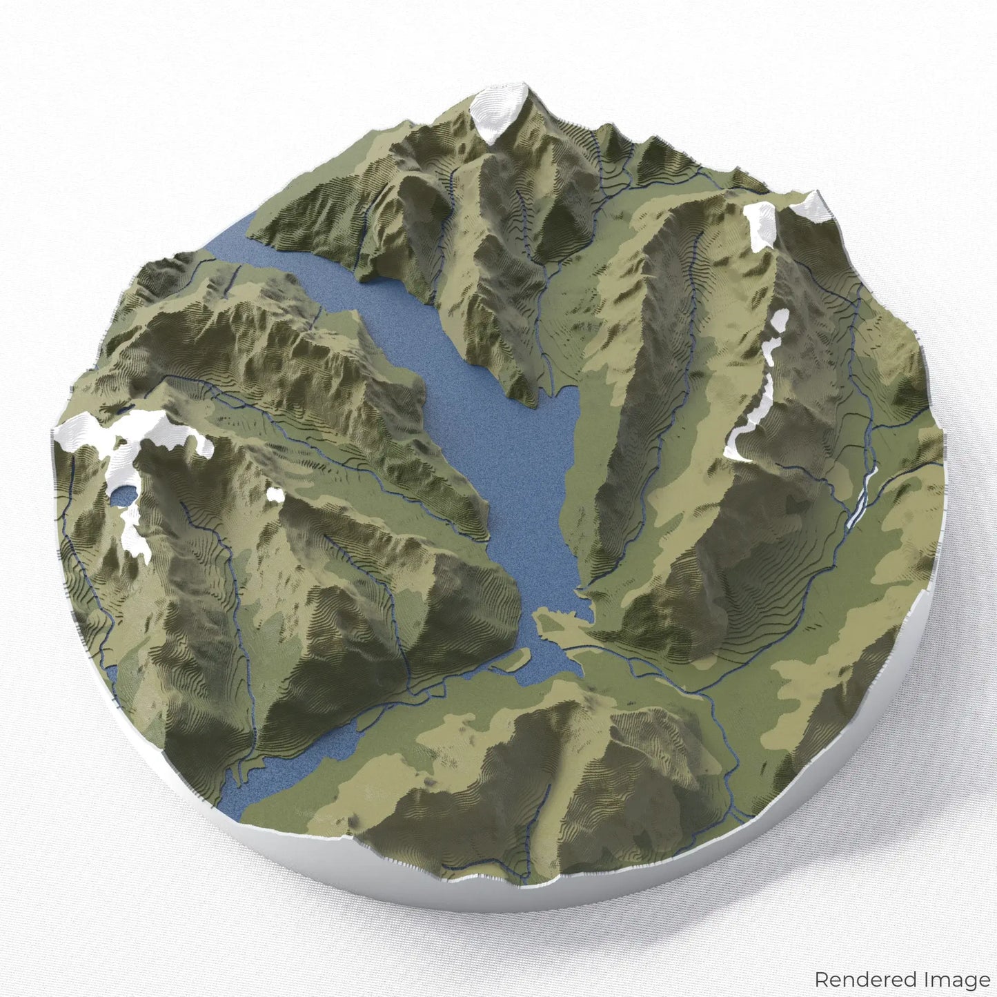 Milford Sound 3D-Karte