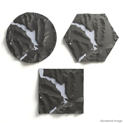 Milford Sound 3D-Karte
