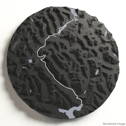Milford Track 3D Map