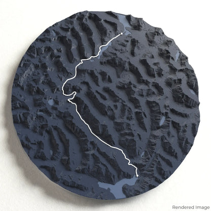 Milford Track 3D Map