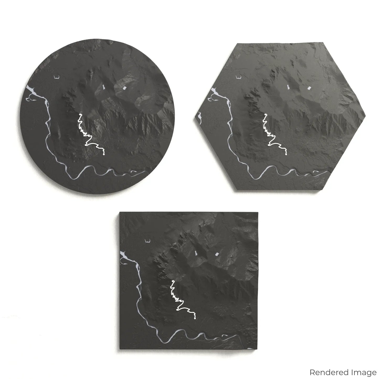 3D-Karte des Mount Si Trail