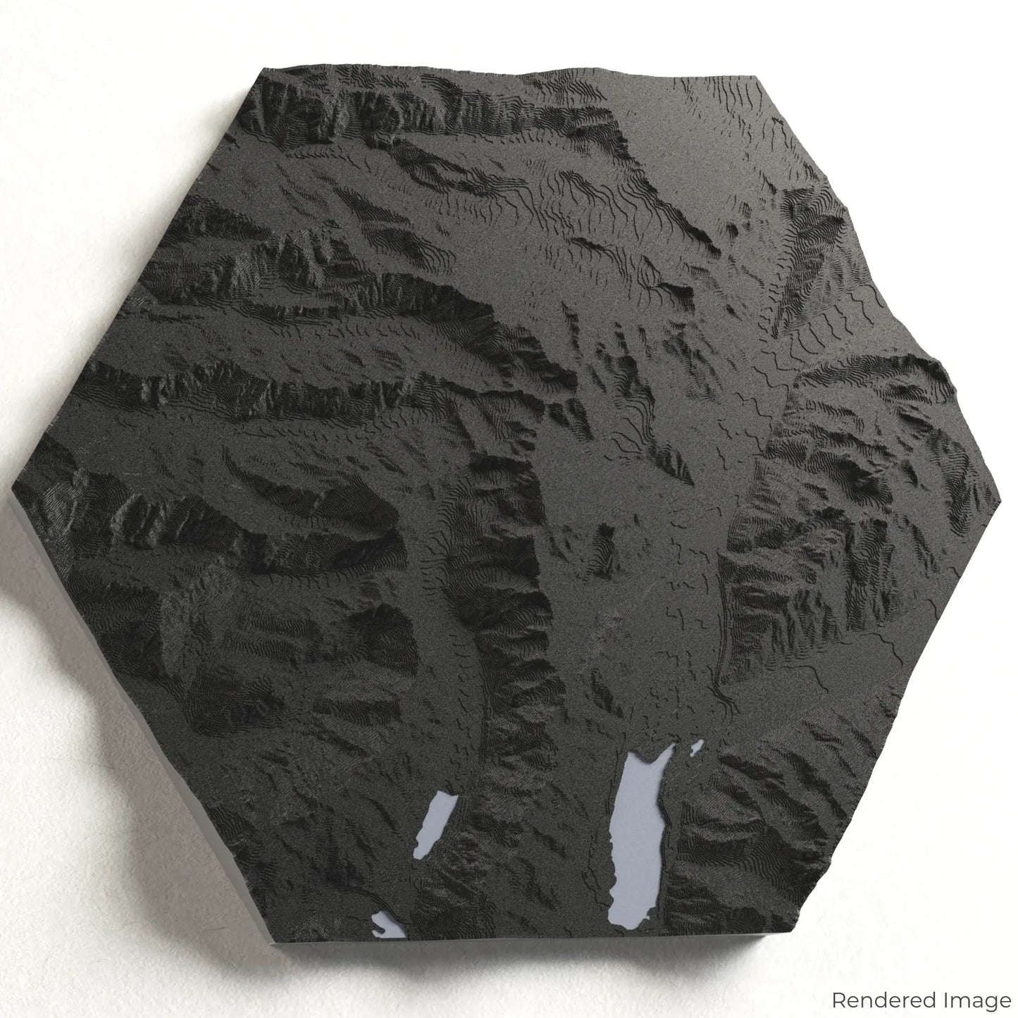 Aoraki / Mount Cook 3D-Karte