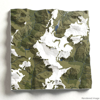 Mount Aspiring / Tititea 3D Map