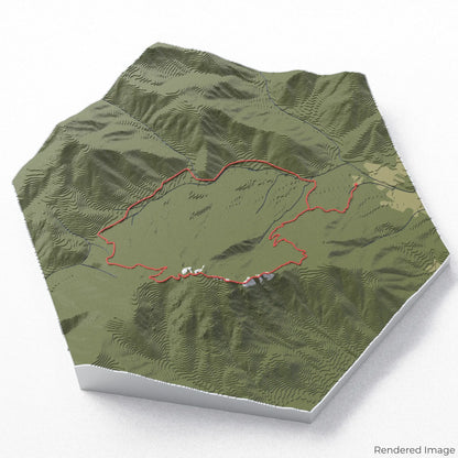 Old Rag Mountain Loop 3D-Karte
