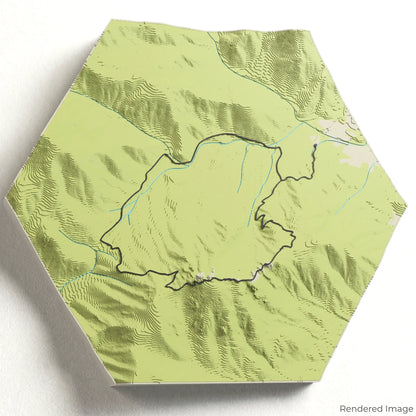 Old Rag Mountain Loop 3D-Karte