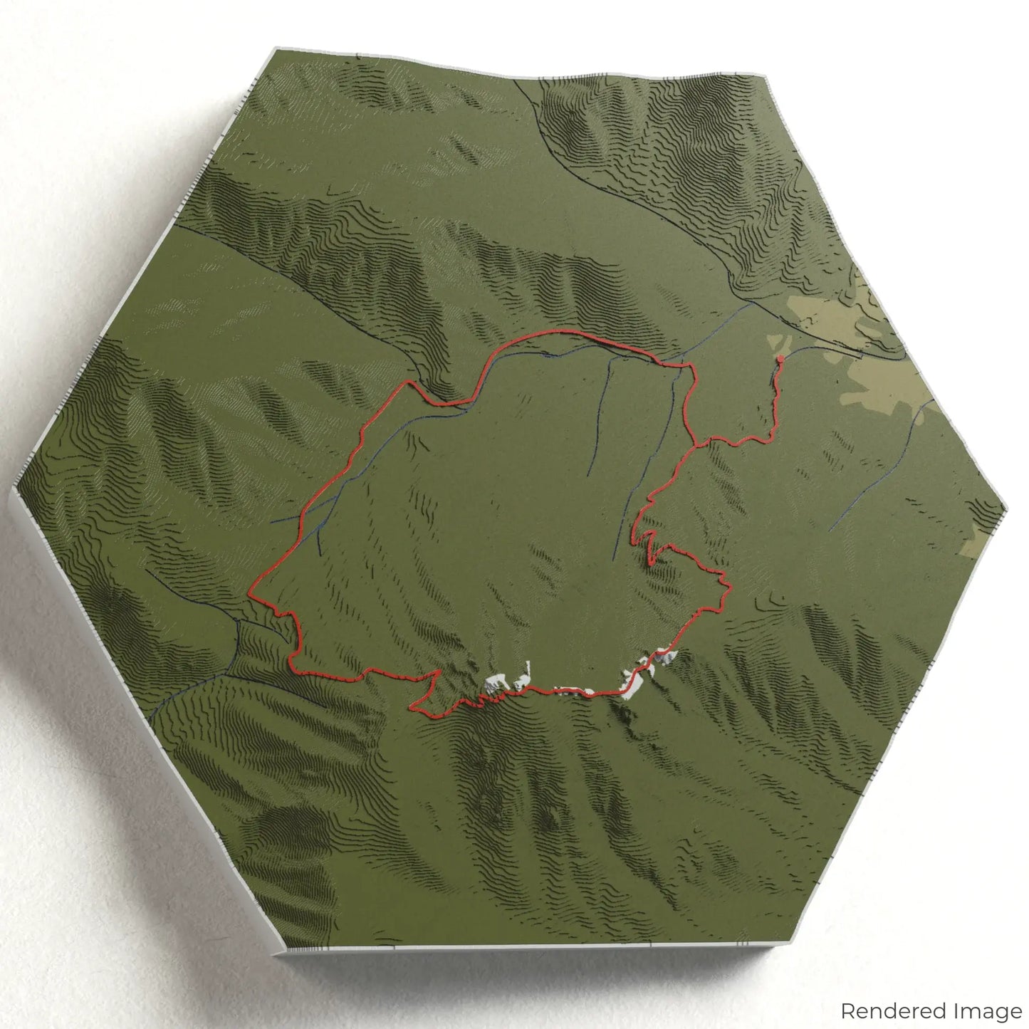 Old Rag Mountain Loop 3D-Karte