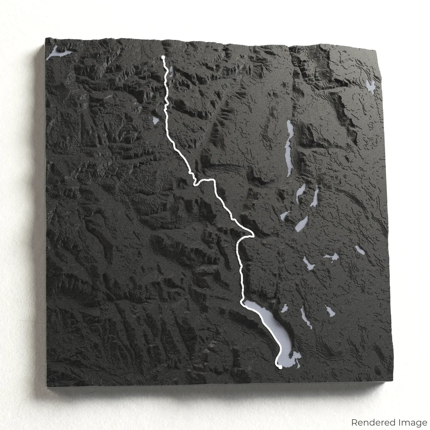 Overland Track 3D Map
