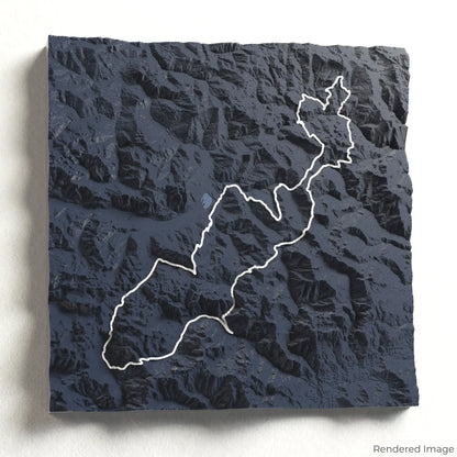 Peaks of the Balkans 3D Map