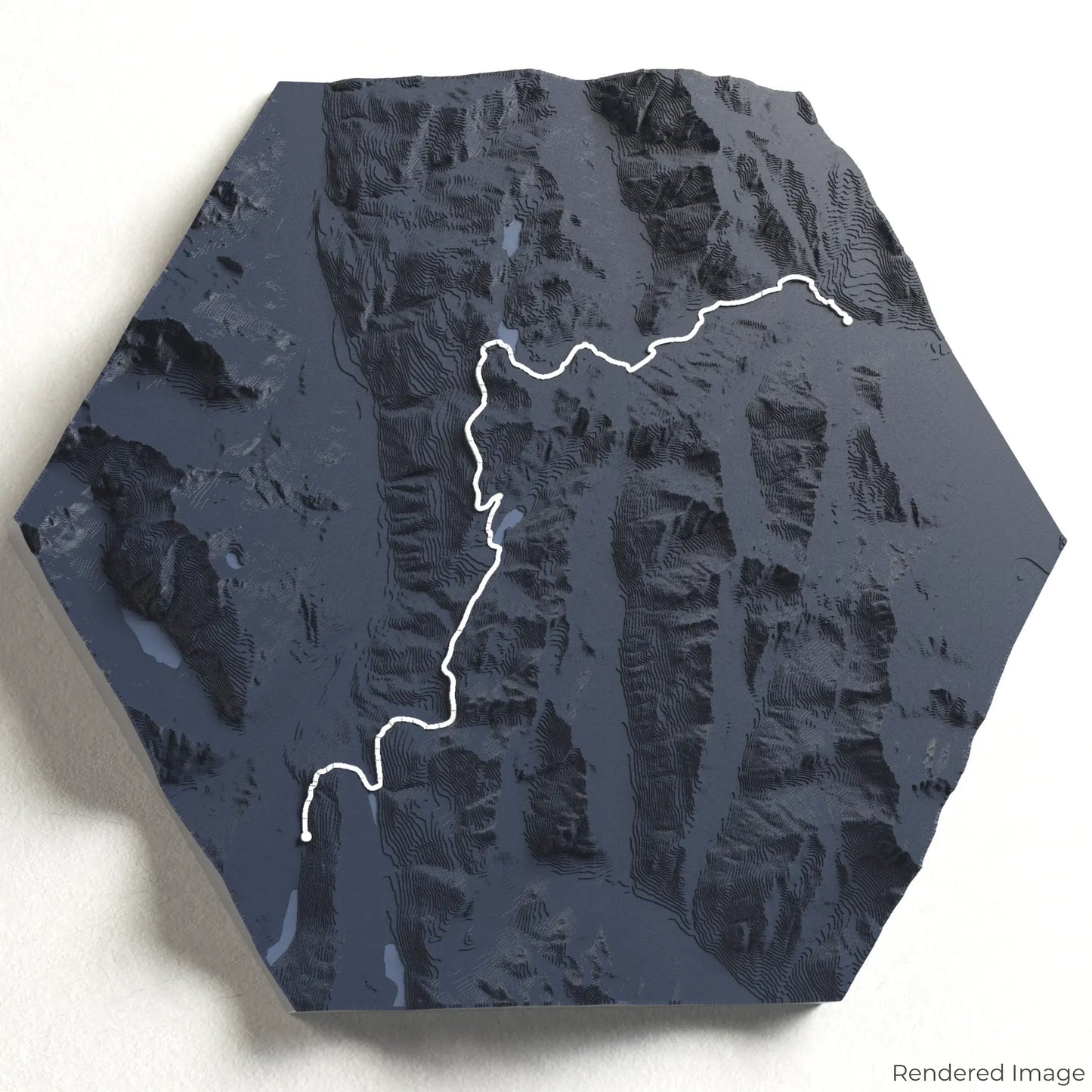 Routeburn Track Great Walk 3D Map