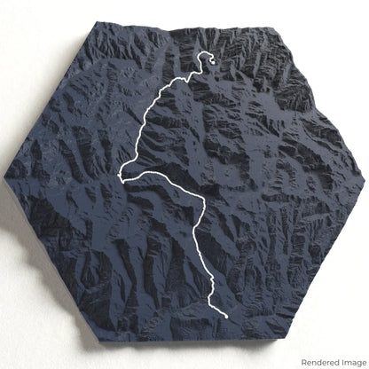 Salkantay Trek 3D-Karte