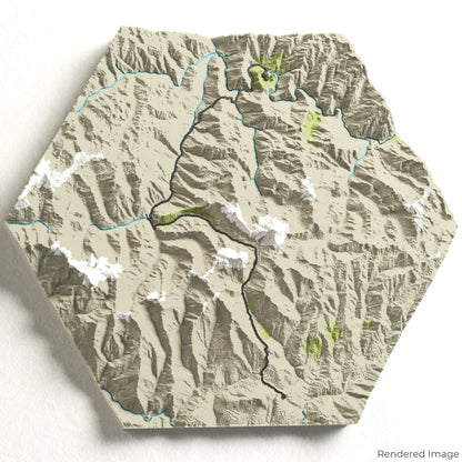 Salkantay Trek 3D-Karte