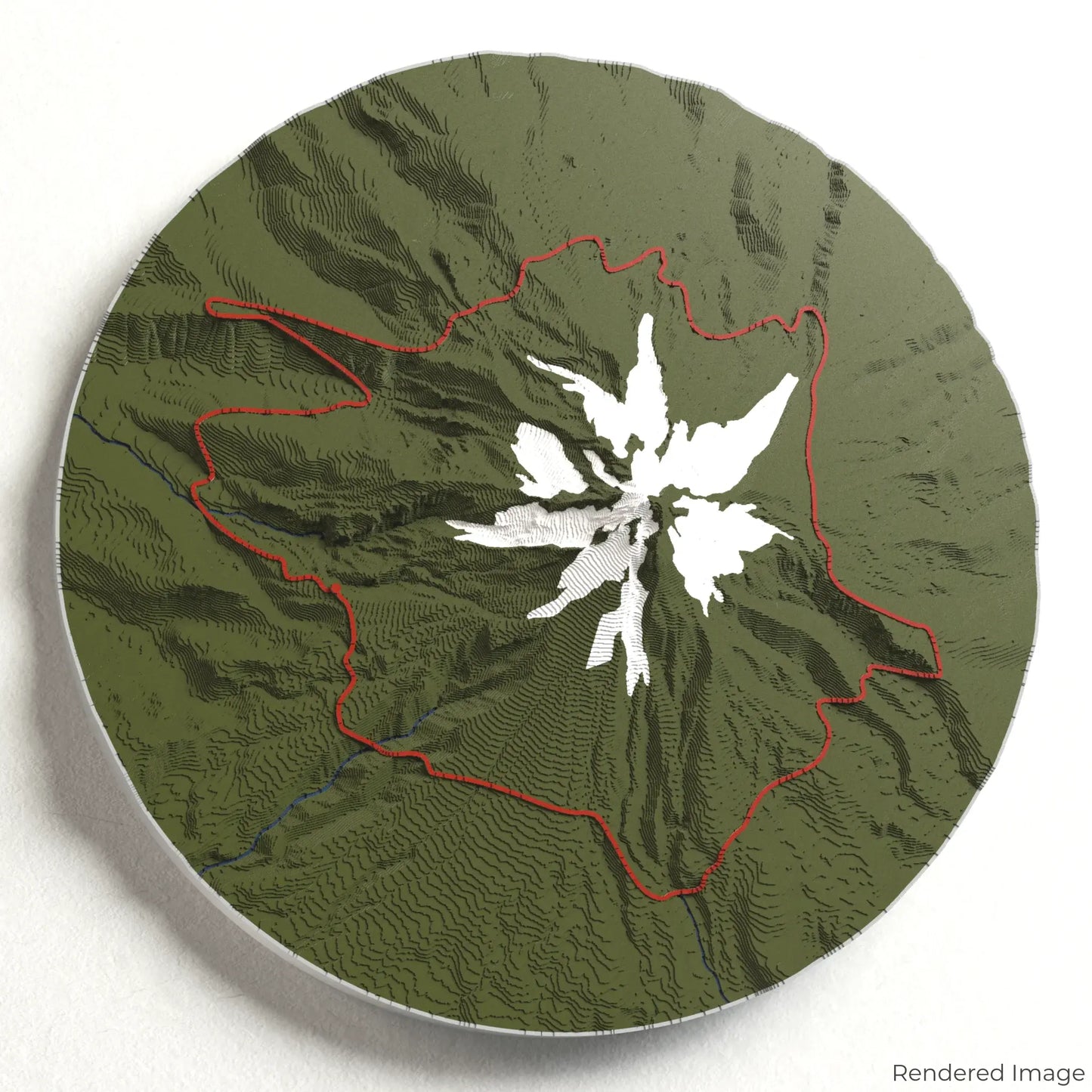 Timberline Trail 3D Map