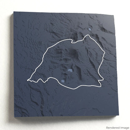 Tongariro Northern Circuit 3D Map