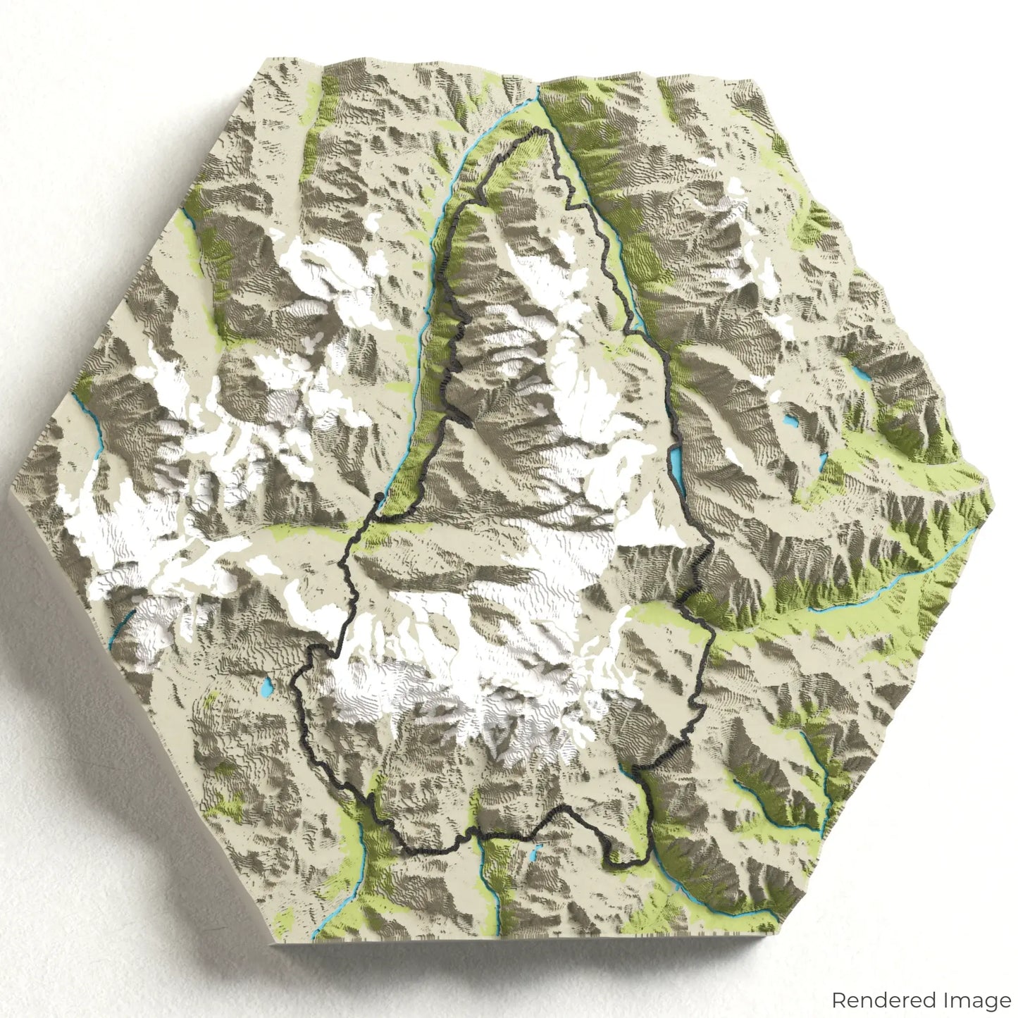 Tour Monte Rosa 3D Map