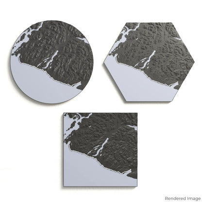 West Coast Trail 3D Map
